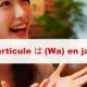particule wa japonais